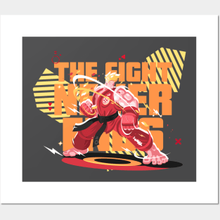 The Fight Never Ends Posters and Art